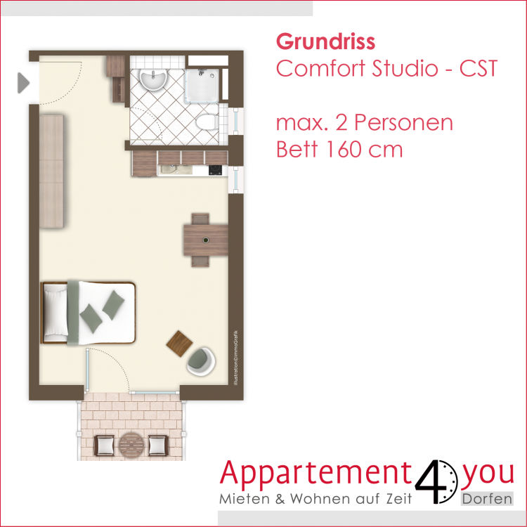 Grundriss Comfort Studio